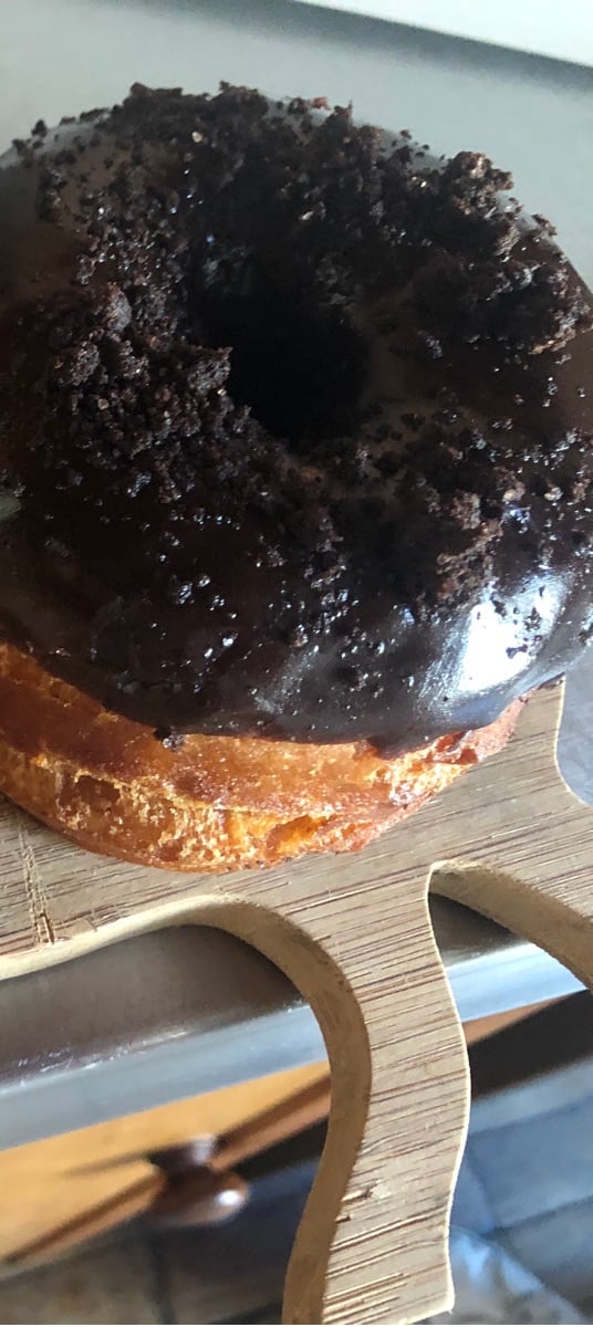 photo of Grumpy & Runt | Little Deli & Donuts Chocolate Glazed Donut shared by @jordyb on  28 Jul 2020 - review