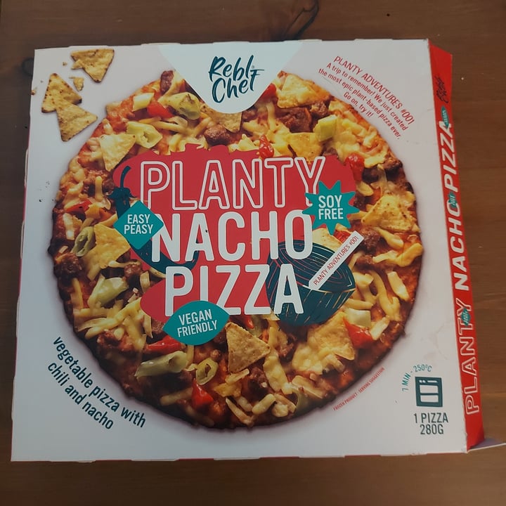 photo of Rebl Chef Planty nacho pizza shared by @kapitein on  23 Apr 2022 - review