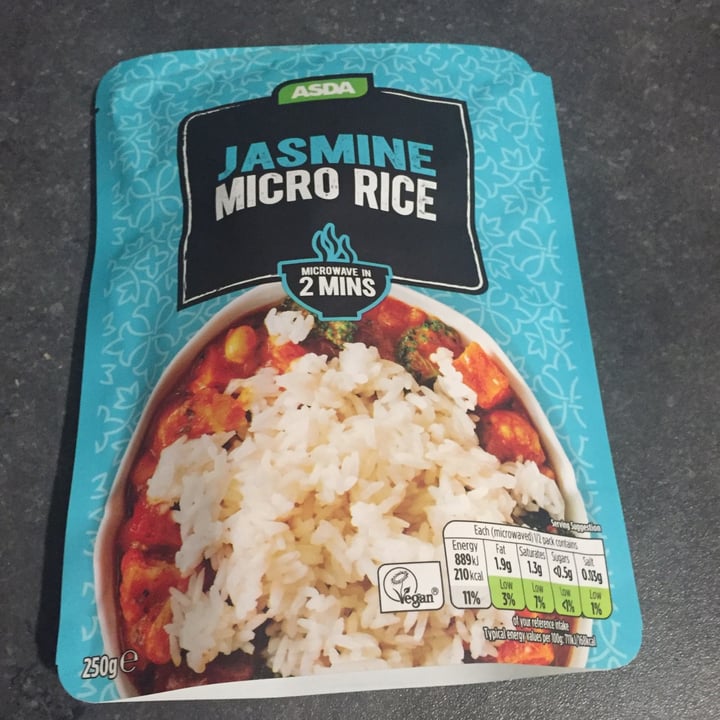 photo of ASDA Jasmine Micro Rice shared by @naomivegan on  22 Dec 2021 - review