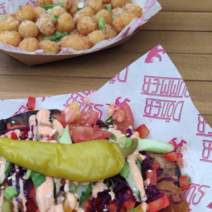 review photo of Döner Summer (Mobile Street Vendor) Garlic chilli chick’n teller shared by @simonseesx on 19 Sep 2021 - review