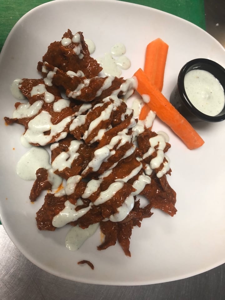 review photo of The Greyhound Cafe- No labels, just great food! Wings - bbq and buffalo shared by @aimeetheresa01 on 29 Feb 2020 - review