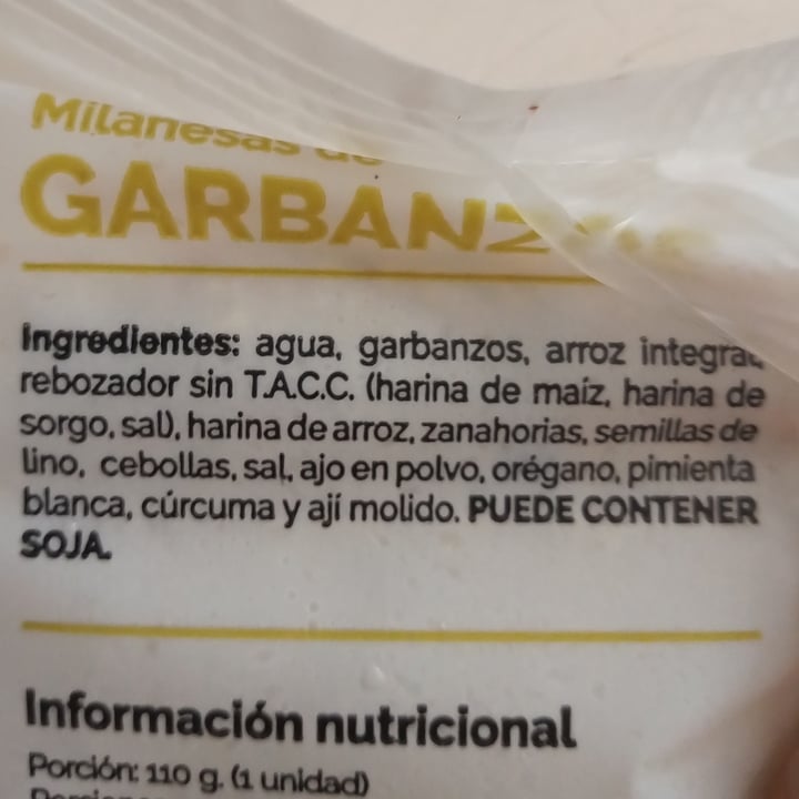 photo of Via Veg Milanesas De Garbanzos shared by @soylatormenta on  10 Feb 2021 - review