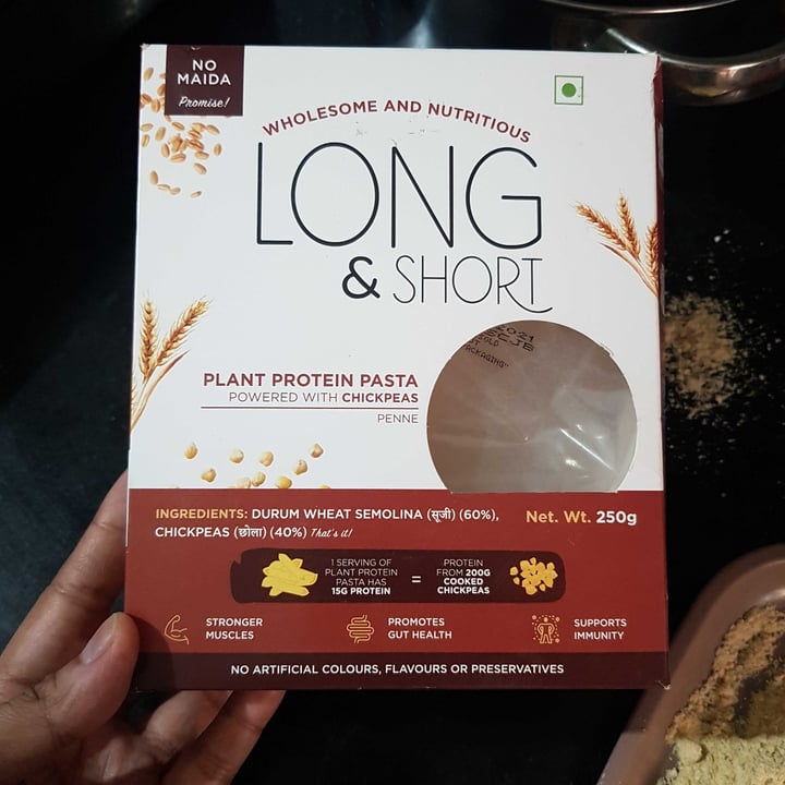 photo of Long & Short Plant powered chickpea pasta shared by @deechooses on  01 May 2022 - review