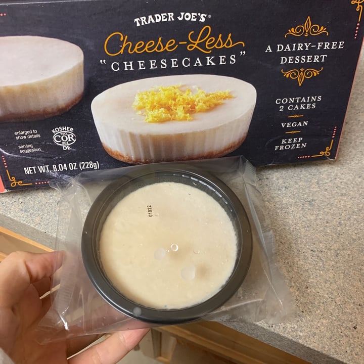 photo of Trader Joe's Cheese-Less Cheesecake shared by @ann082019 on  23 Nov 2020 - review