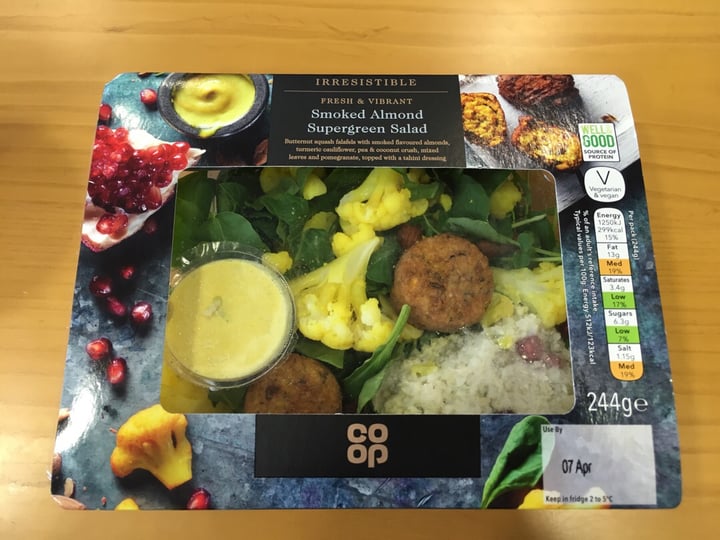 review photo of Coop Smoked Almond super green salad shared by @kymwhittet on 07 Apr 2019 - review