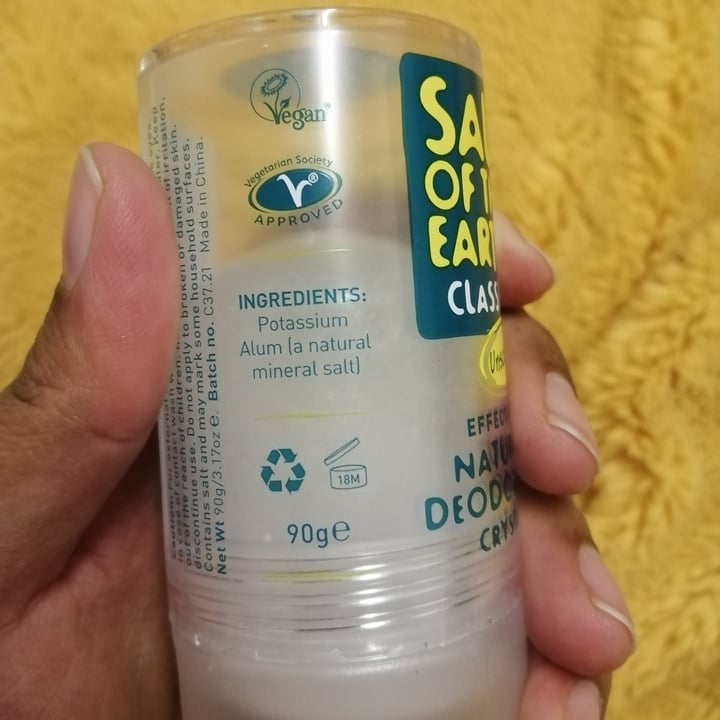 photo of Salt of the Earth Unscented Natural Deodorant Classic shared by @halimashah on  20 Dec 2021 - review