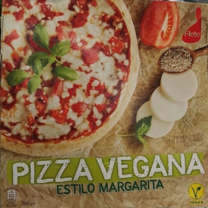 photo of Flete Pizza Vegana Estilo Margarita shared by @valeriagarcia on  01 Sep 2020 - review