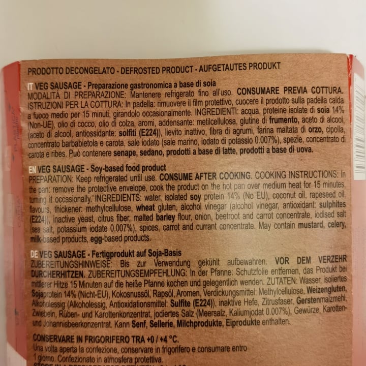 review photo of Liveg Veg sausage shared by @saricante on 29 Jan 2022 - review