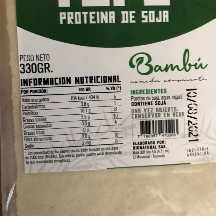 photo of Bambú Tofu shared by @xeci on  28 May 2021 - review