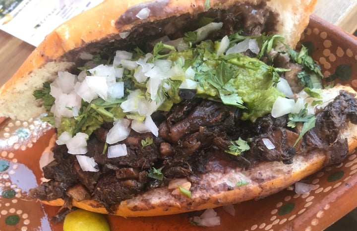 review photo of Las Tecolotas Torta De Asada shared by @veganlocos on 25 Oct 2019 - review