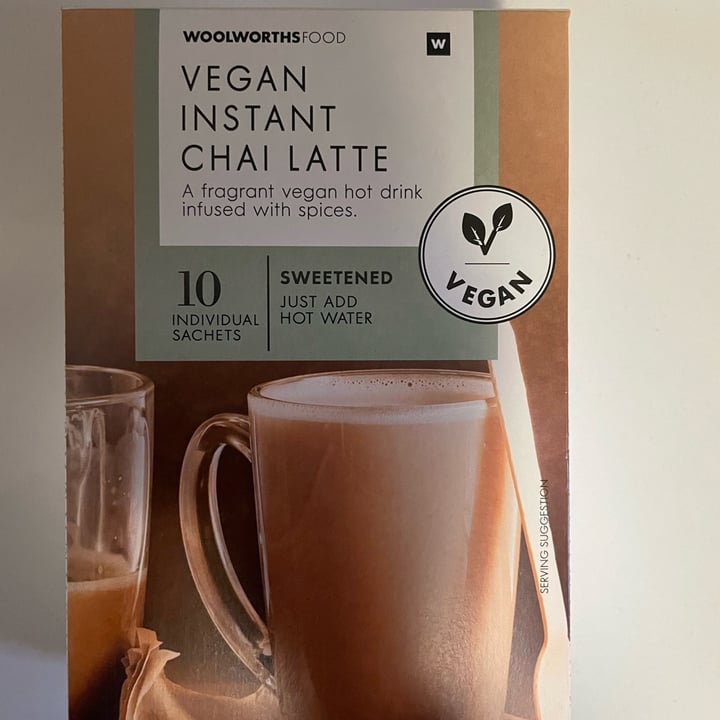 photo of Woolworths instant vegan chai latte Woolworths Vegan Instant Chai Latte shared by @elainee on  31 May 2022 - review