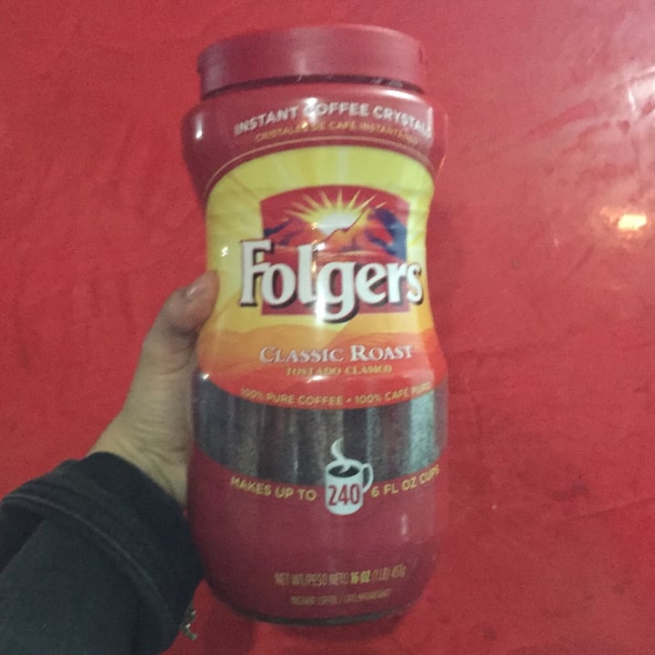 photo of Folgers Classic Roast Instant Coffee shared by @karenlaga on  11 Dec 2021 - review