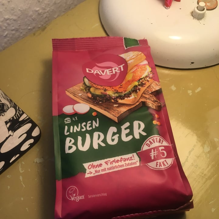 photo of Davert Linsen Burger shared by @loisi on  29 Apr 2020 - review