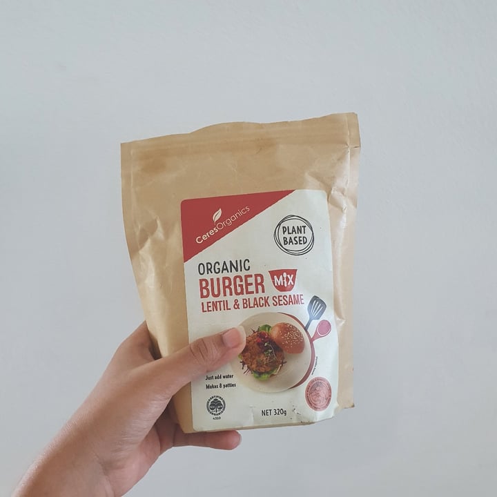 photo of Ceresorganics Organic Burger Mix Lentil & Black Sesame shared by @nk08 on  18 Apr 2021 - review