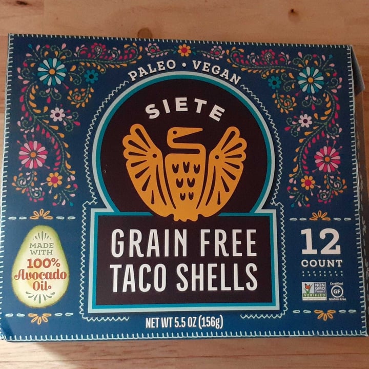 photo of Siete Family Foods Grain Free Taco Shells shared by @heartartichokehearts on  28 Jan 2022 - review