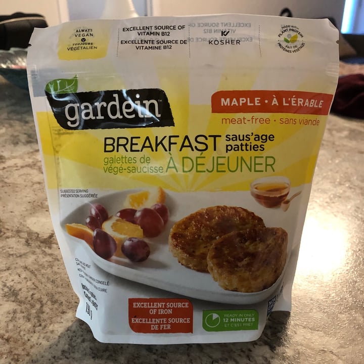 photo of Gardein Breakfast Saus’age Patties Maple shared by @blessidthevegan on  09 Mar 2021 - review