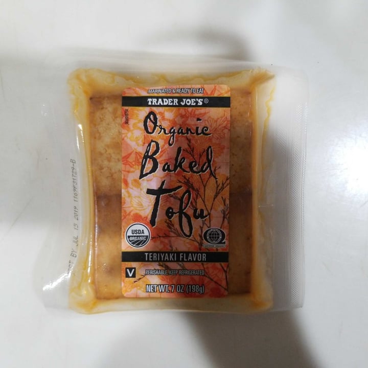 review photo of Trader Joe's Organic Baked Tofu - Teriyaki shared by @alphibetsoop on 12 Jun 2019 - review