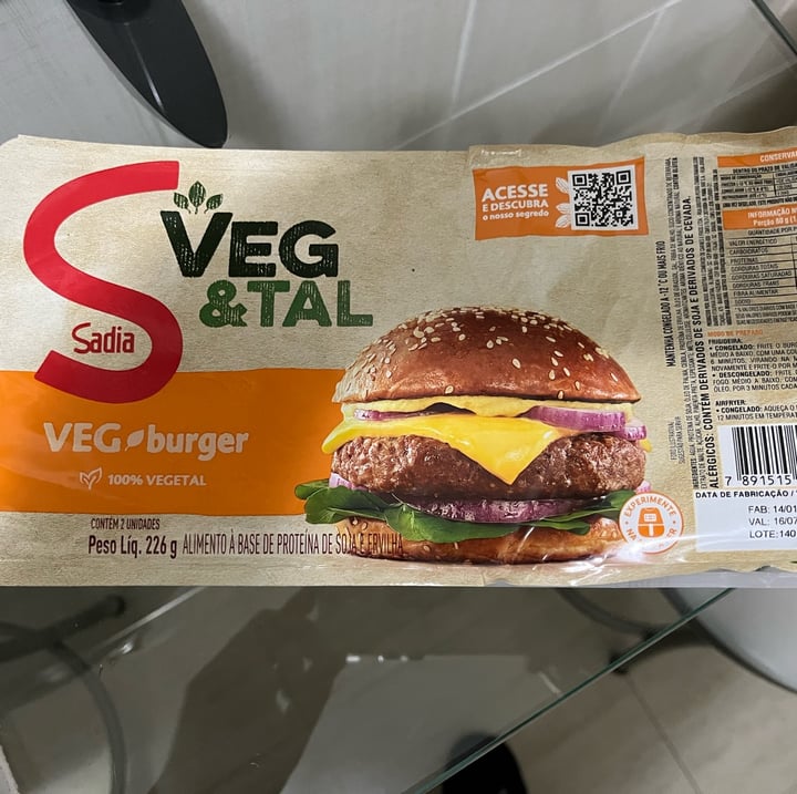 photo of Sadia Veg Burger - Veg & Tal shared by @merygentile on  07 Aug 2022 - review