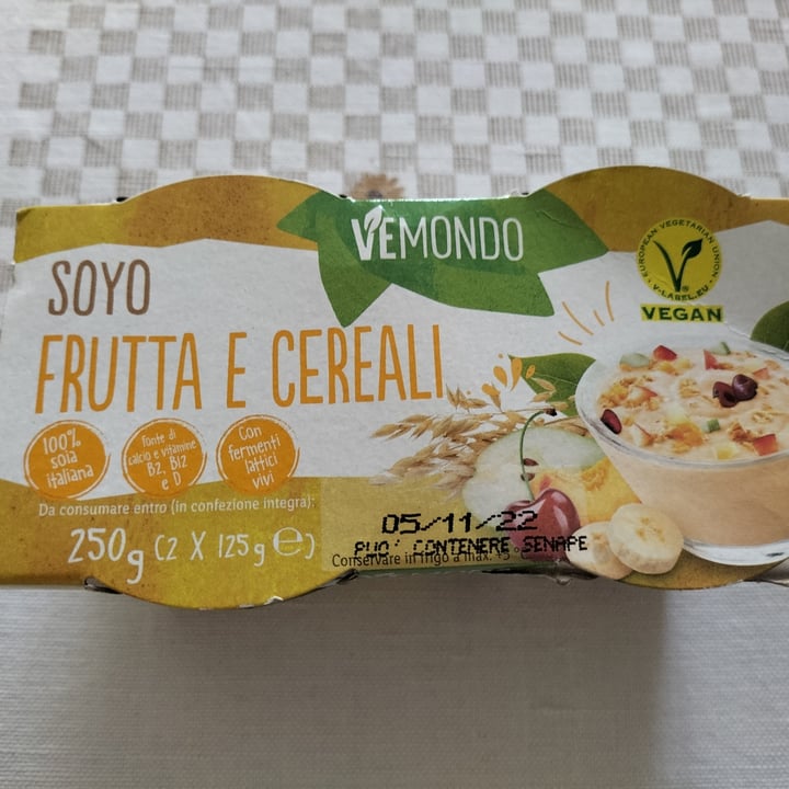 photo of Vemondo  Soyo Frutta e Cereali shared by @bruinichiara on  13 Oct 2022 - review