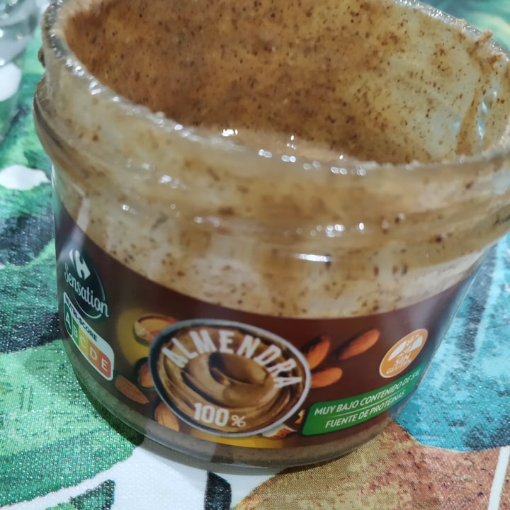 photo of Carrefour Sensation Crema De Almendras shared by @ditovegan on  21 Dec 2021 - review