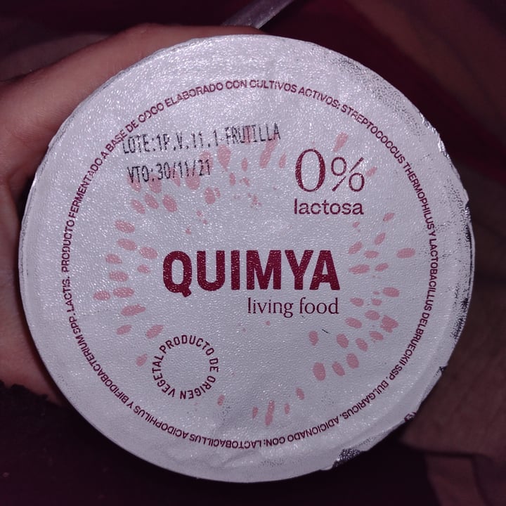 photo of Quimya Yogur sabor Frutilla shared by @celestepousa on  14 Nov 2021 - review