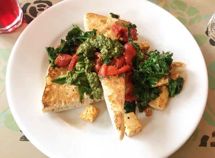 photo of Cosy Club Scrambled Tofu shared by @veganguildford on  03 Jan 2020 - review