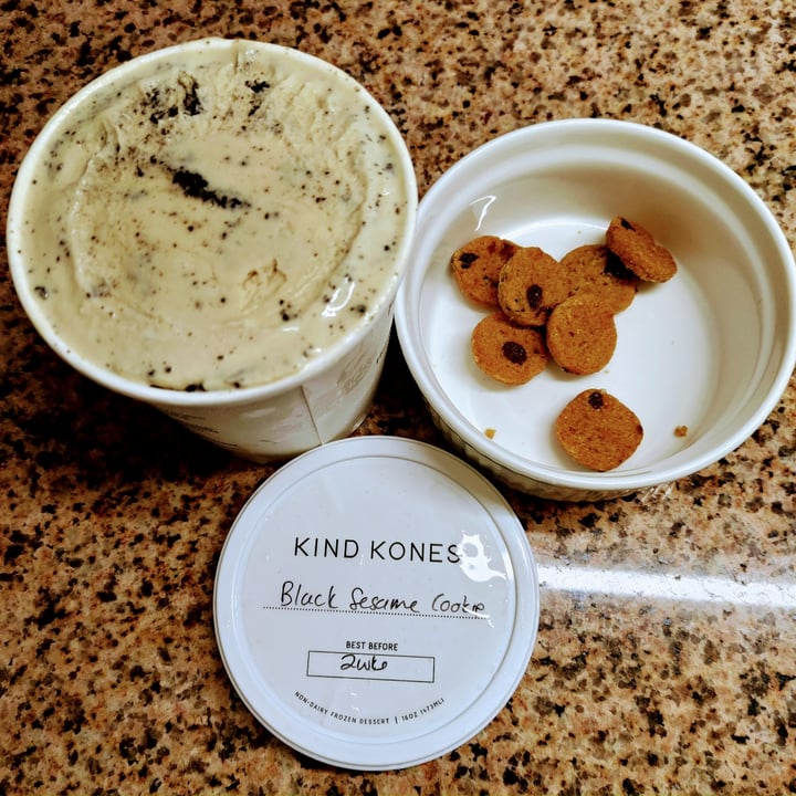 photo of Kind Kones Bangsar Village Black Sesame Cookies shared by @stevenneoh on  05 Feb 2022 - review