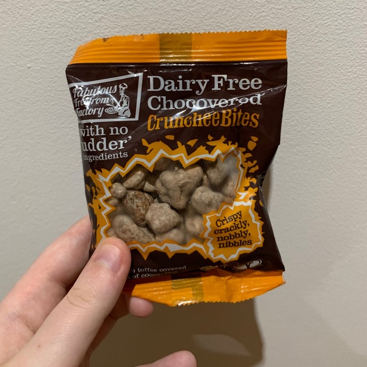 photo of Fabulous Freefrom Factory Dairy Free Chocovered Crunchee Bites shared by @casstilda on  17 Aug 2020 - review