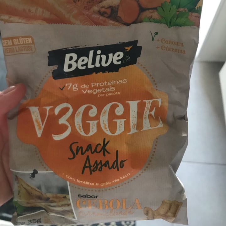 photo of Belive be free Snack assado sabor Cebola Caramelizada shared by @izamontechi on  28 May 2022 - review