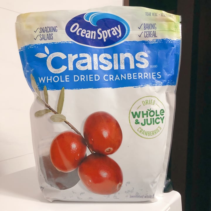 photo of Ocean Spray Craisins whole dried cranberries shared by @xxxiaxxx on  28 Sep 2020 - review