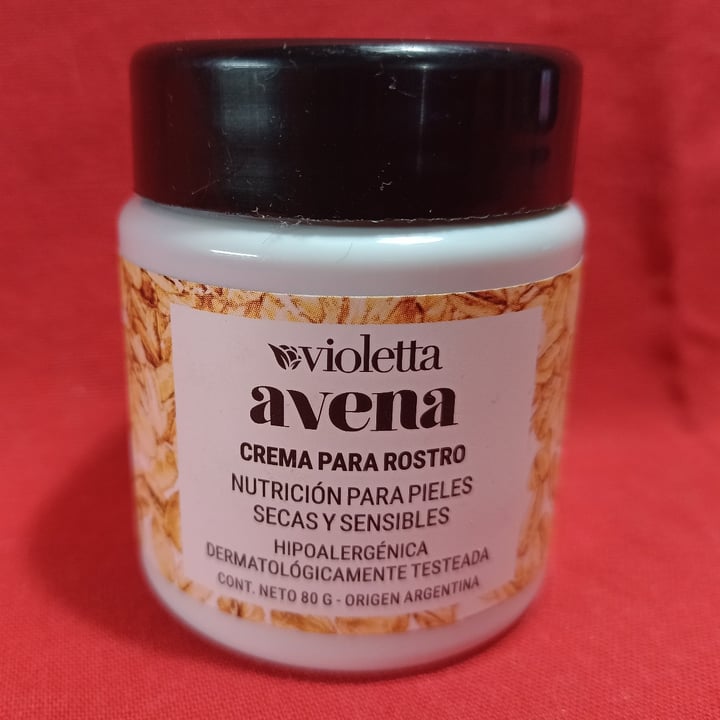 review photo of Violetta cosméticos Crema Para Rostro Con Extracto De Avena shared by @luujimenezz on 23 Nov 2022 - review