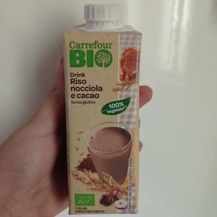 review photo of Carrefour Bio Drink Riso Nocciola Cacao shared by @sismy on 12 Apr 2022 - review