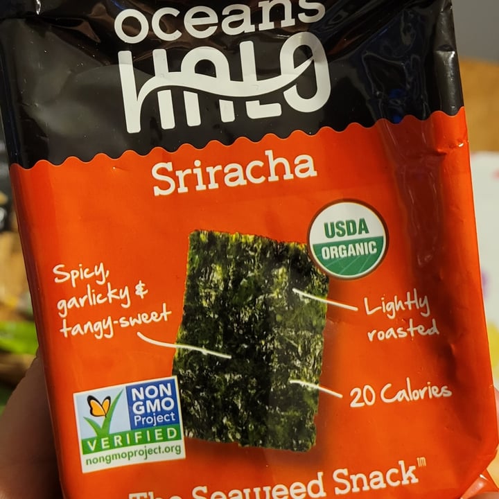 photo of Ocean's Halo Sriracha Seaweed Snack shared by @bridgetlong623 on  25 Aug 2021 - review