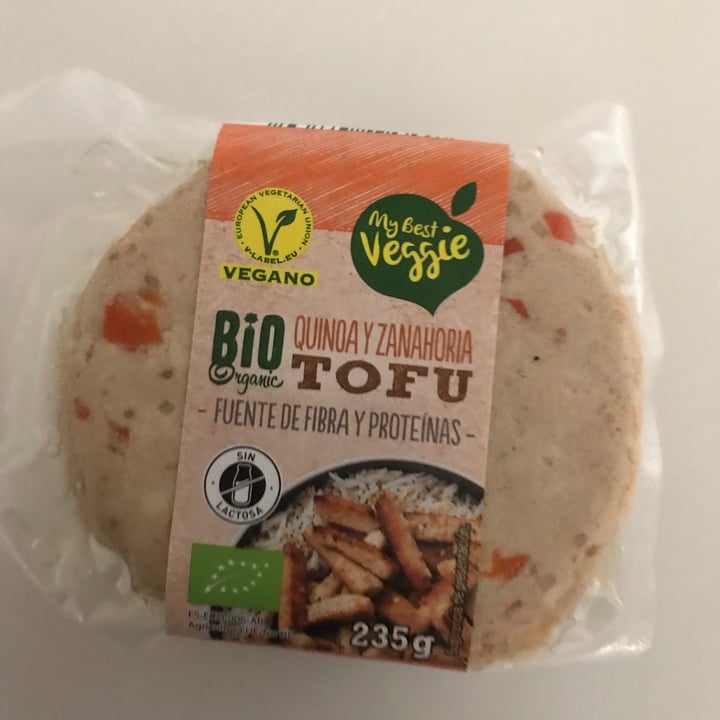 review photo of My Best Veggie Tofu quinoa y zanahoria shared by @littlepaulus on 17 May 2020 - review