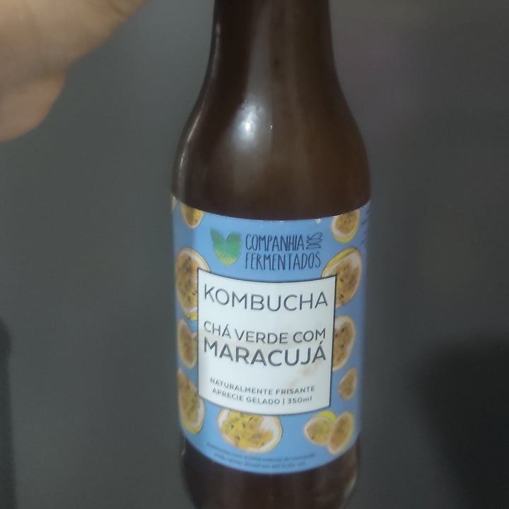 photo of Companhia dos fermentados Kombucha chá verde e maracujá shared by @beatrizbento on  23 Aug 2022 - review