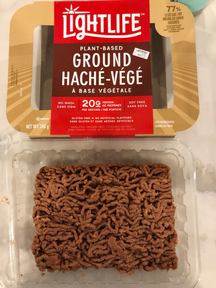 photo of Lightlife Plant Based Ground Meat shared by @meganmostacci on  15 Sep 2019 - review
