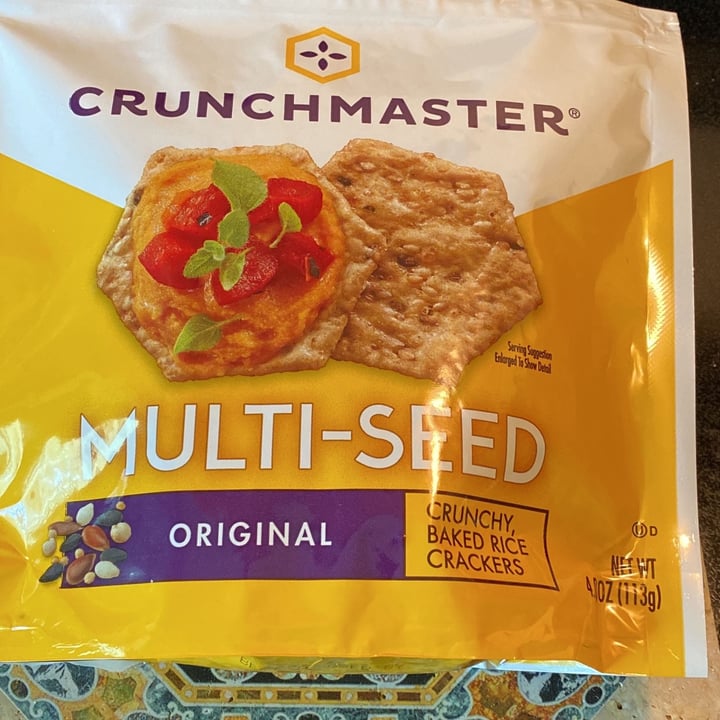 photo of Crunchmaster Multi seed original crackers Crunchmaster Multi seed original crackers shared by @pjoanlft1 on  27 May 2022 - review