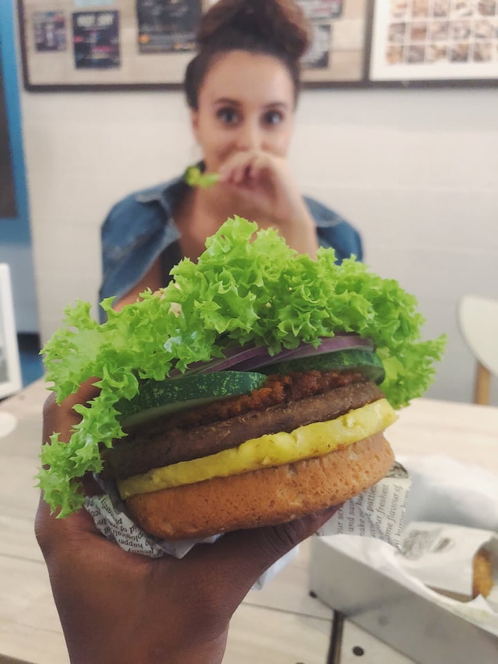 photo of VeganBurg Singapore Char-Grilled Satay Burger shared by @alyrauff on  06 Oct 2018 - review