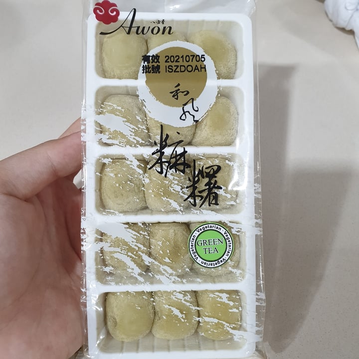 photo of Awon Green Tea mochi shared by @jodipoon on  03 Dec 2021 - review