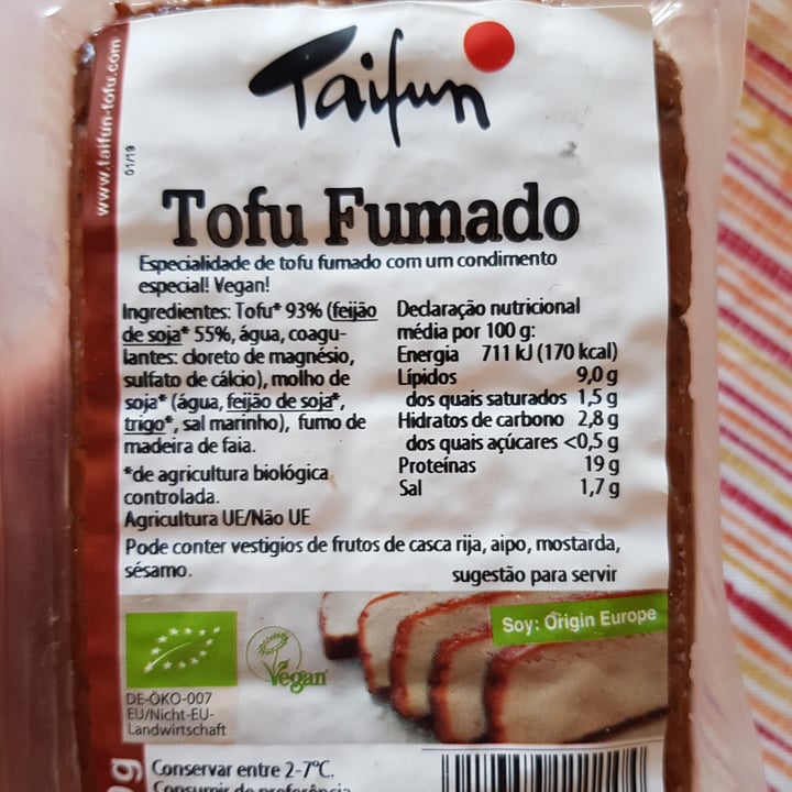 review photo of Taifun Tofu Affumicato shared by @nanipapli on 12 Aug 2020 - review