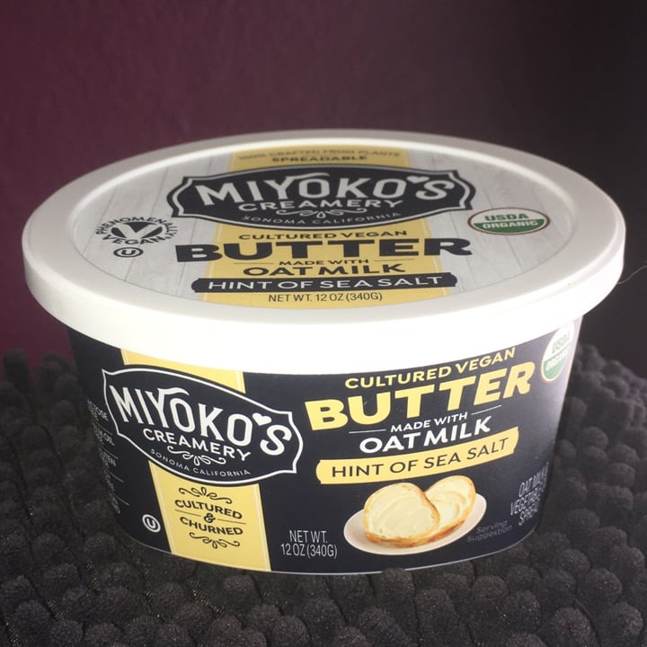 photo of Miyoko's Creamery Butter Made With Oat Milk Hint Of Sea Salt shared by @renfield on  03 May 2022 - review