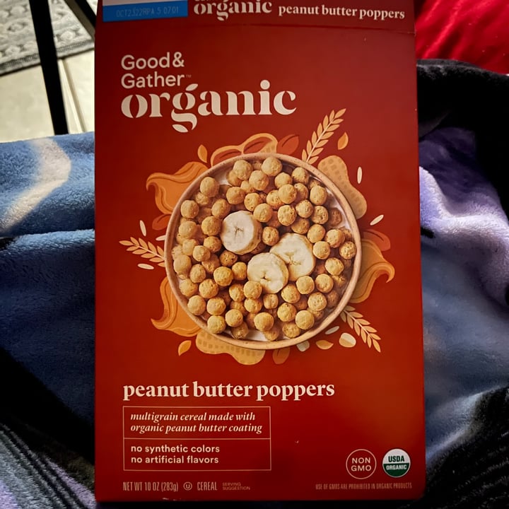 photo of Good & Gather Peanut butter poppers shared by @ksvegan17 on  26 May 2022 - review