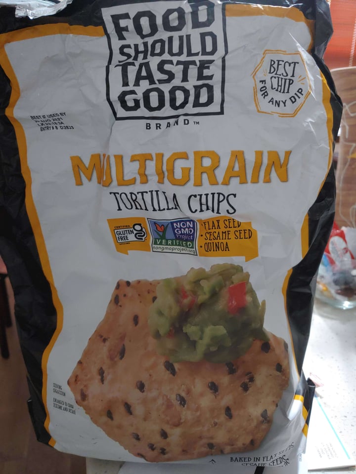 photo of Food Should Taste Good Multi grain Tortilla Chips shared by @nchen31 on  07 Nov 2021 - review