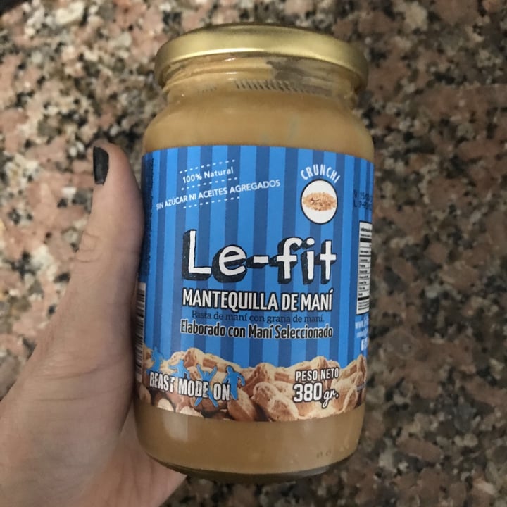 photo of Le-Fit Mantequilla De Maní Crunchy shared by @cguerrero on  03 Nov 2020 - review