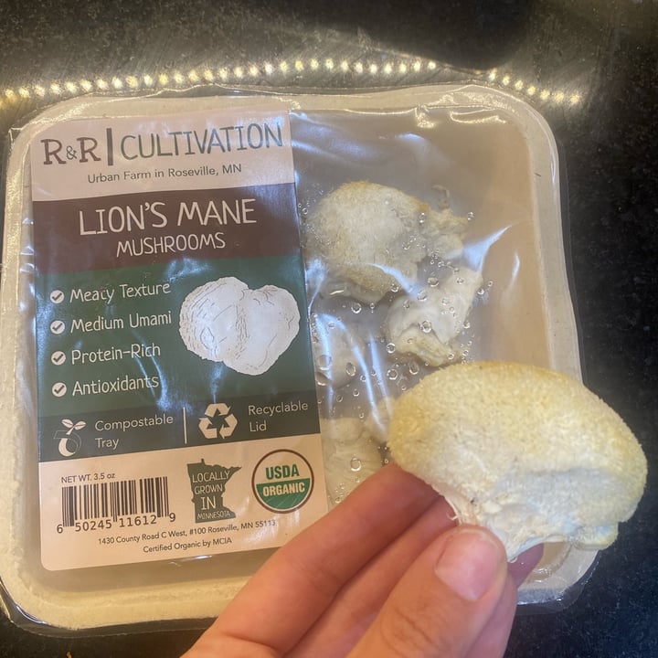 photo of R&R Cultivation Lion's Mane Mushrooms shared by @hnmk on  20 May 2022 - review