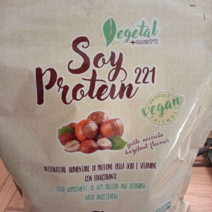 photo of +Watt Soy protein 221 gusto nocciola shared by @vegab2021 on  06 Aug 2021 - review