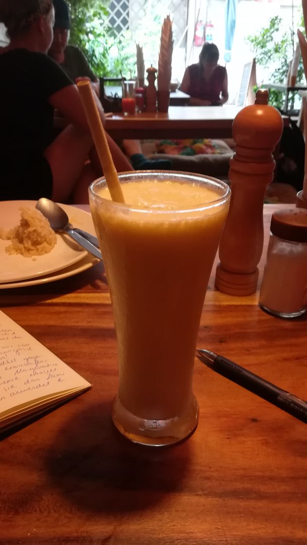 review photo of Ethos Vegetarian and Vegan Restaurant Mango Coconut Shake shared by @sophieluise on 22 Sep 2019 - review