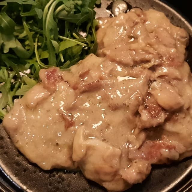 Photo of the dish “Scaloppine di soia ai funghi”
