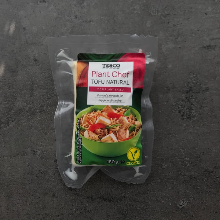 photo of Tesco Plant Chef Tofu Natural shared by @domithevegan on  20 Feb 2022 - review