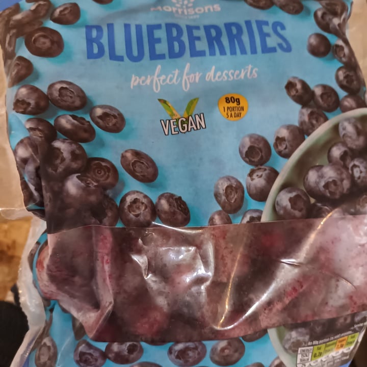 photo of Morrisons Blueberries shared by @fluffc0rner on  23 Sep 2022 - review
